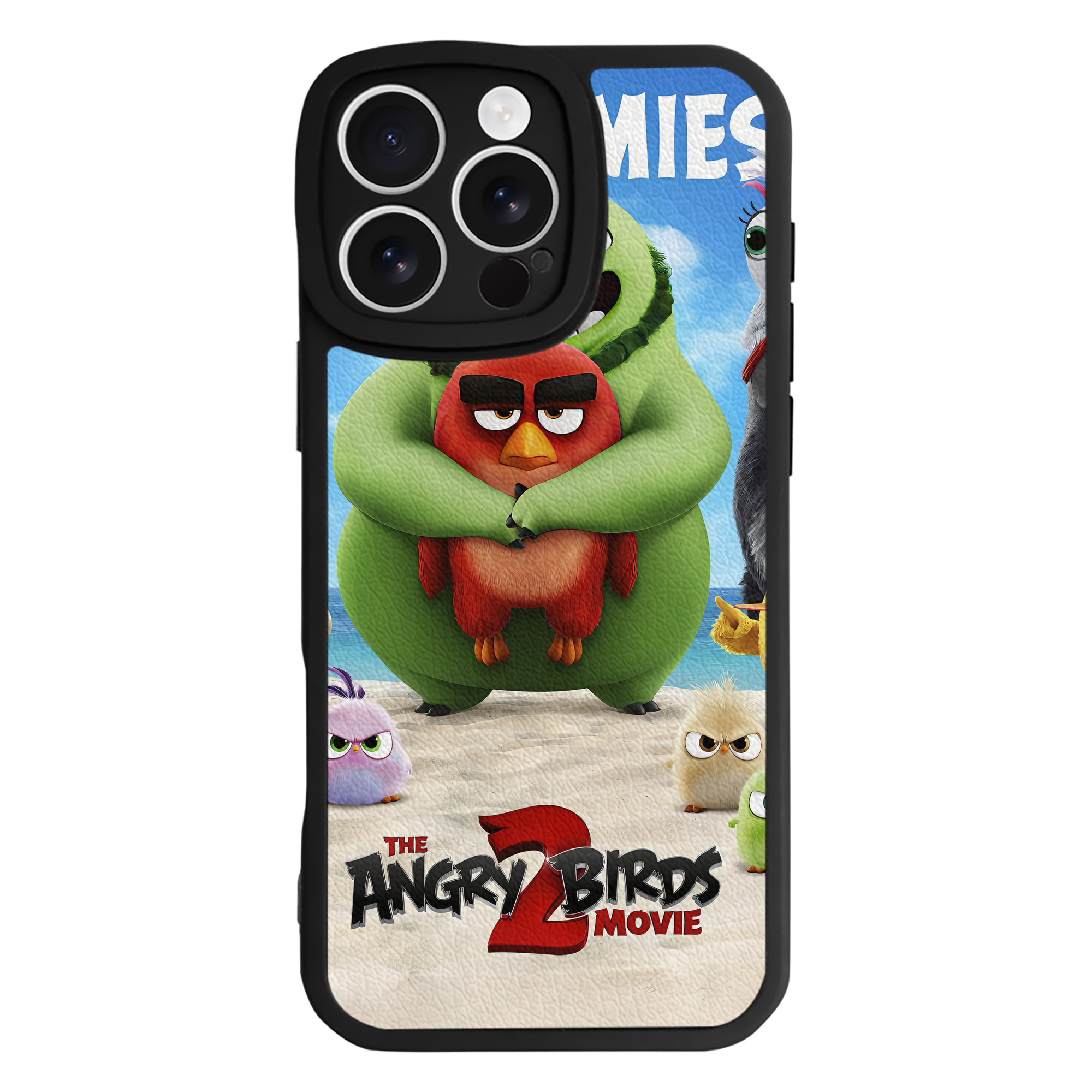 （画像用） Angry Birds アングリーバード 【iPhone 16シリーズ対応】シリコンスマホケース（レザー調） 材質：シリコン